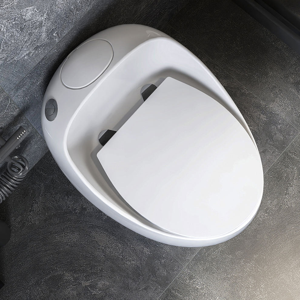 Siphon Jet Porcelain Toilet One Piece Toilet Floor Mounted Urine Toilet Clearhalo 'Bathroom Remodel & Bathroom Fixtures' 'Home Improvement' 'home_improvement' 'home_improvement_toilets' 'Toilets & Bidets' 'Toilets' 6320263