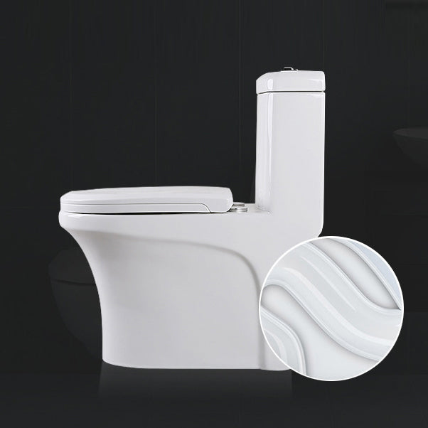 Modern Elongated Toilet Bowl White Flush Toilet with Seat for Bathroom Clearhalo 'Bathroom Remodel & Bathroom Fixtures' 'Home Improvement' 'home_improvement' 'home_improvement_toilets' 'Toilets & Bidets' 'Toilets' 6320307
