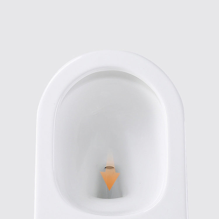 Modern Elongated Toilet Bowl White Flush Toilet with Seat for Bathroom Clearhalo 'Bathroom Remodel & Bathroom Fixtures' 'Home Improvement' 'home_improvement' 'home_improvement_toilets' 'Toilets & Bidets' 'Toilets' 6320308