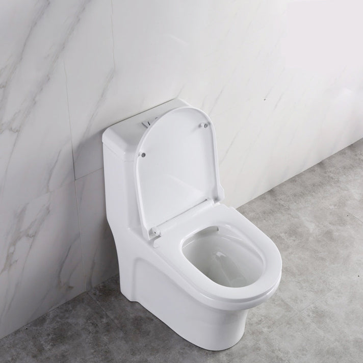 Modern Elongated Toilet Bowl White Flush Toilet with Seat for Bathroom Clearhalo 'Bathroom Remodel & Bathroom Fixtures' 'Home Improvement' 'home_improvement' 'home_improvement_toilets' 'Toilets & Bidets' 'Toilets' 6320321