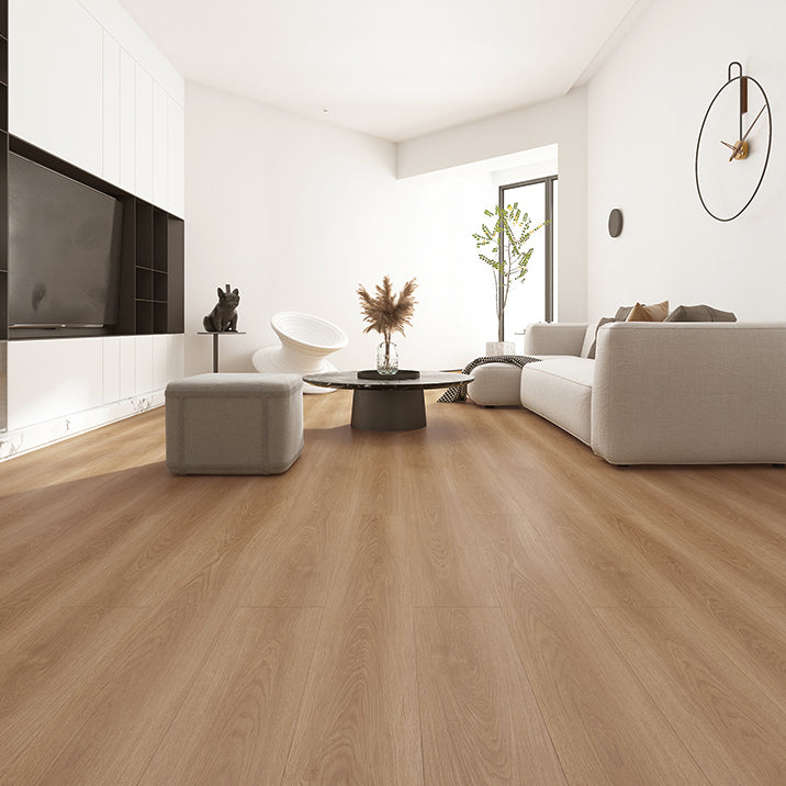 Nordic 8"x48" 12mm Natural Solid Wood Laminate Flooring, Click Cinch Loc, Waterproof Clearhalo 'Flooring 'Home Improvement' 'home_improvement' 'home_improvement_laminate_flooring' 'Laminate Flooring' 'laminate_flooring' Walls and Ceiling' 6320895