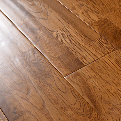 Oak Laminate Plank Flooring Sound Dampening Laminate for Bedroom Brown Clearhalo 'Flooring 'Home Improvement' 'home_improvement' 'home_improvement_laminate_flooring' 'Laminate Flooring' 'laminate_flooring' Walls and Ceiling' 6320899