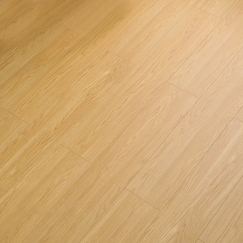 Modern 12mm Natural Solid Wood Laminate Flooring, Click-Lock, Waterproof Yellow Clearhalo 'Flooring 'Home Improvement' 'home_improvement' 'home_improvement_laminate_flooring' 'Laminate Flooring' 'laminate_flooring' Walls and Ceiling' 6320988
