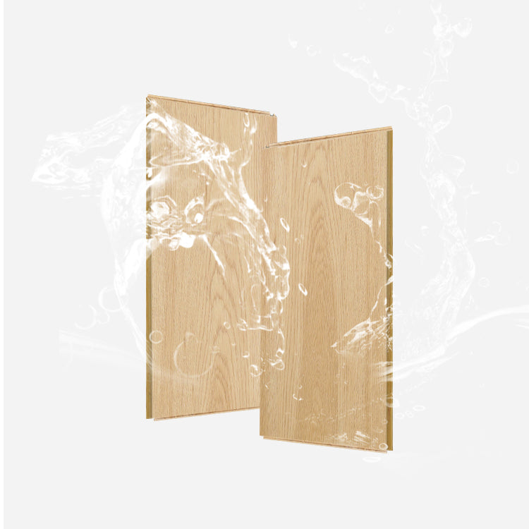 Modern 12mm Natural Solid Wood Laminate Flooring, Click-Lock, Waterproof Clearhalo 'Flooring 'Home Improvement' 'home_improvement' 'home_improvement_laminate_flooring' 'Laminate Flooring' 'laminate_flooring' Walls and Ceiling' 6320989