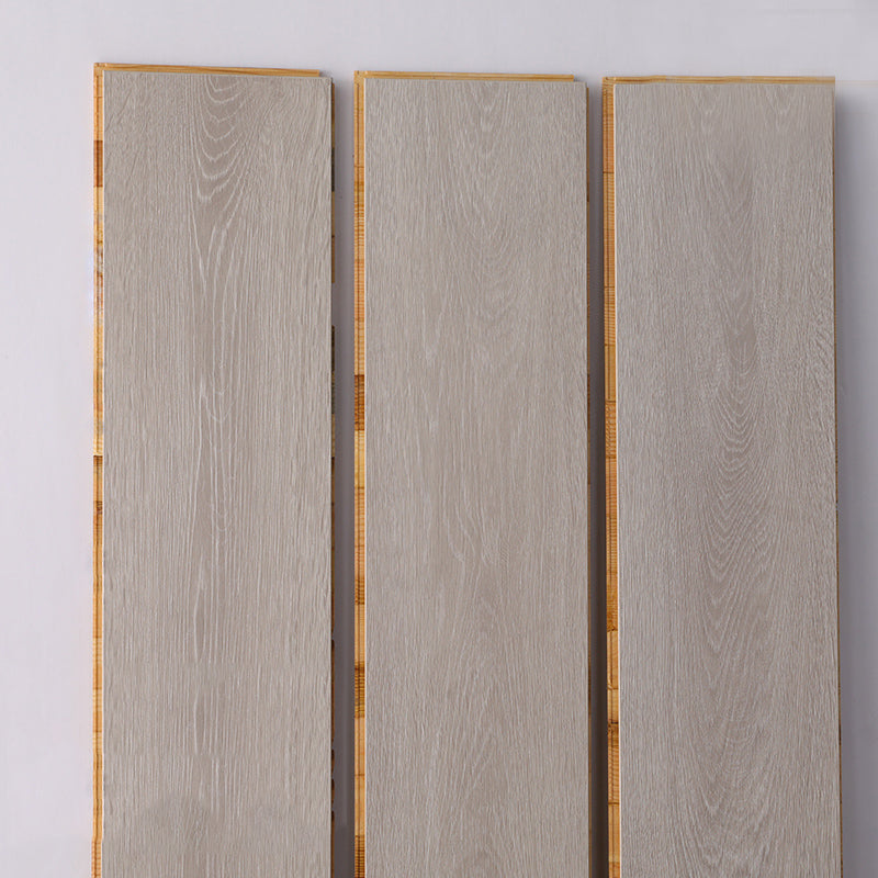 Modern 12mm Natural Solid Wood Laminate Flooring, Click-Lock, Waterproof Light Khaki Clearhalo 'Flooring 'Home Improvement' 'home_improvement' 'home_improvement_laminate_flooring' 'Laminate Flooring' 'laminate_flooring' Walls and Ceiling' 6320990