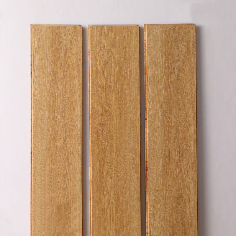 Modern 12mm Natural Solid Wood Laminate Flooring, Click-Lock, Waterproof Ginger Clearhalo 'Flooring 'Home Improvement' 'home_improvement' 'home_improvement_laminate_flooring' 'Laminate Flooring' 'laminate_flooring' Walls and Ceiling' 6320996