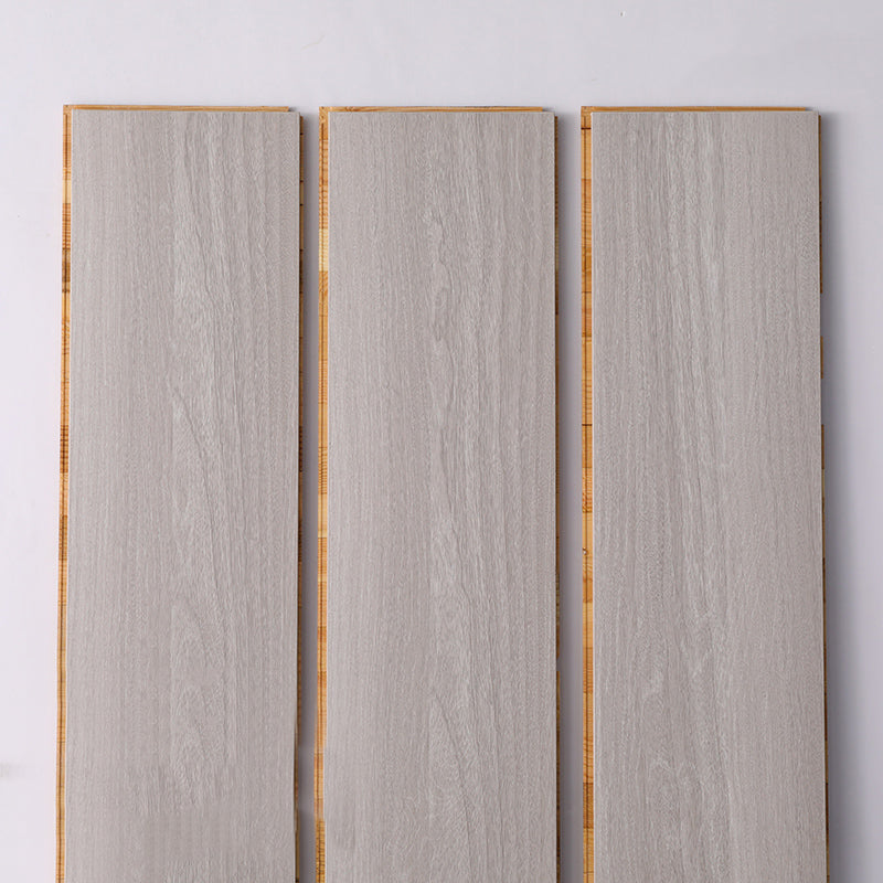 Modern 12mm Natural Solid Wood Laminate Flooring, Click-Lock, Waterproof Heather Gray Clearhalo 'Flooring 'Home Improvement' 'home_improvement' 'home_improvement_laminate_flooring' 'Laminate Flooring' 'laminate_flooring' Walls and Ceiling' 6320999