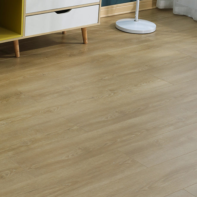 Modern 12mm Natural Solid Wood Laminate Flooring, Click-Lock, Waterproof Clearhalo 'Flooring 'Home Improvement' 'home_improvement' 'home_improvement_laminate_flooring' 'Laminate Flooring' 'laminate_flooring' Walls and Ceiling' 6321001