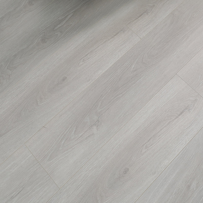 Modern 12mm Natural Solid Wood Laminate Flooring, Click-Lock, Waterproof Light Gray Clearhalo 'Flooring 'Home Improvement' 'home_improvement' 'home_improvement_laminate_flooring' 'Laminate Flooring' 'laminate_flooring' Walls and Ceiling' 6321007