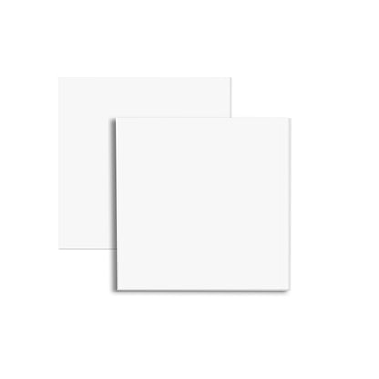 White Square Porcelain Singular Tile White No Pattern Tile for Wall and Floor Clearhalo 'Floor Tiles & Wall Tiles' 'floor_tiles_wall_tiles' 'Flooring 'Home Improvement' 'home_improvement' 'home_improvement_floor_tiles_wall_tiles' Walls and Ceiling' 6321090