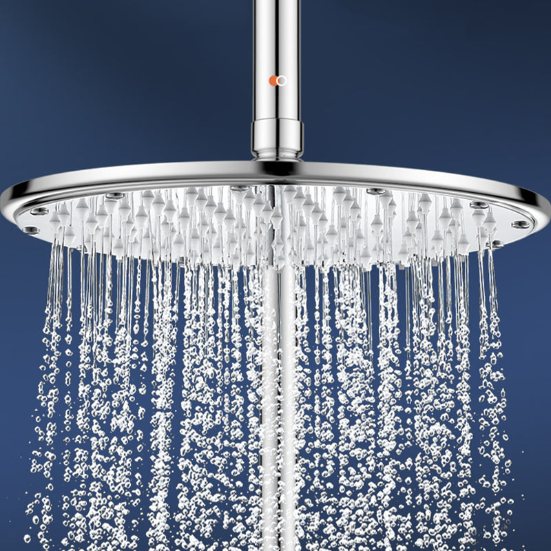 Modern Shower System Handle Lever Wall Mounted Copper Shower System Clearhalo 'Bathroom Remodel & Bathroom Fixtures' 'Home Improvement' 'home_improvement' 'home_improvement_shower_faucets' 'Shower Faucets & Systems' 'shower_faucets' 'Showers & Bathtubs Plumbing' 'Showers & Bathtubs' 6321113