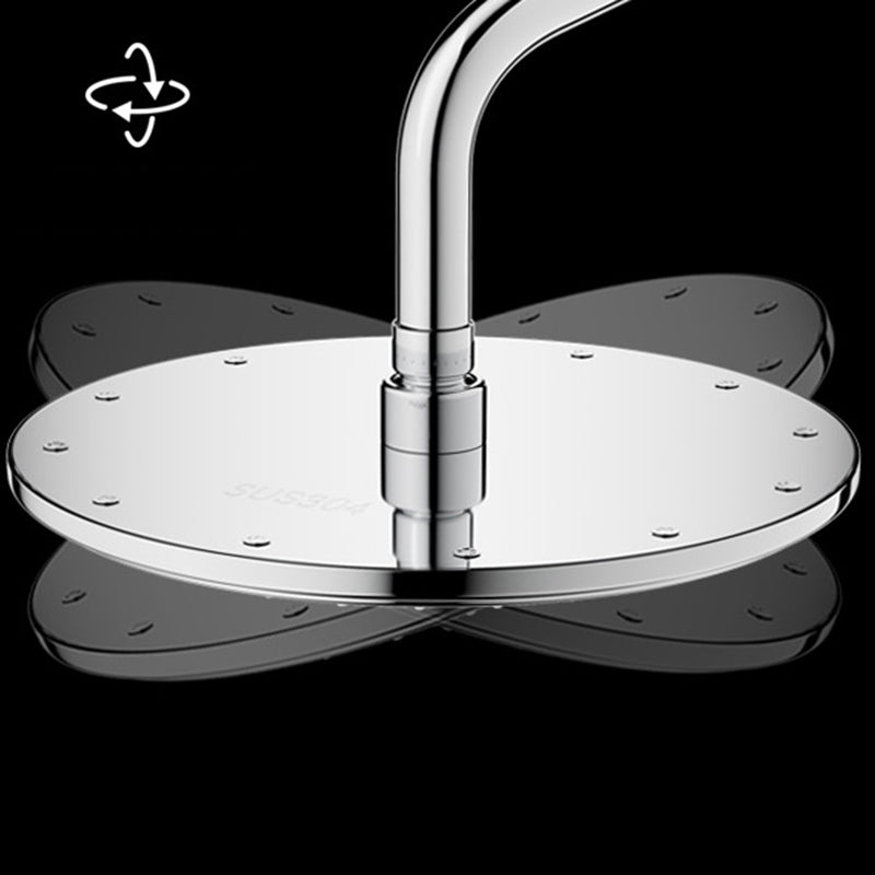 Modern Shower System Handle Lever Wall Mounted Copper Shower System Clearhalo 'Bathroom Remodel & Bathroom Fixtures' 'Home Improvement' 'home_improvement' 'home_improvement_shower_faucets' 'Shower Faucets & Systems' 'shower_faucets' 'Showers & Bathtubs Plumbing' 'Showers & Bathtubs' 6321120