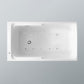 White Acrylic Soaking Bathtub Bathroom Rectangular Modern Bath Tub Aerator Clearhalo 'Bathroom Remodel & Bathroom Fixtures' 'Bathtubs' 'Home Improvement' 'home_improvement' 'home_improvement_bathtubs' 'Showers & Bathtubs' 6323108
