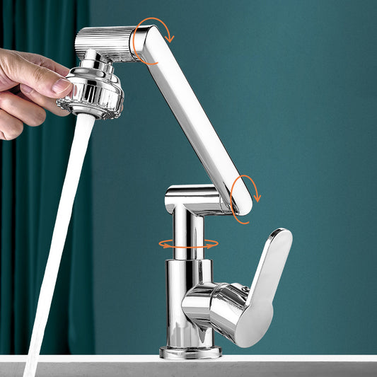 Single Handle Faucets Contemporary Style Vessel Sink Faucets for Bathroom Clearhalo 'Bathroom Remodel & Bathroom Fixtures' 'Bathroom Sink Faucets' 'Bathroom Sinks & Faucet Components' 'bathroom_sink_faucets' 'Home Improvement' 'home_improvement' 'home_improvement_bathroom_sink_faucets' 6327535