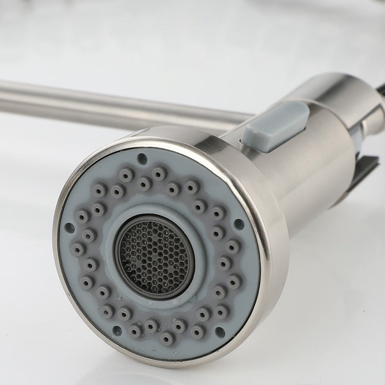 Modern Spring Spout Faucets 1-Handle 1-Hole with Water Dispenser Standard Kitchen Faucets Clearhalo 'Home Improvement' 'home_improvement' 'home_improvement_kitchen_faucets' 'Kitchen Faucets' 'Kitchen Remodel & Kitchen Fixtures' 'Kitchen Sinks & Faucet Components' 'kitchen_faucets' 6327694