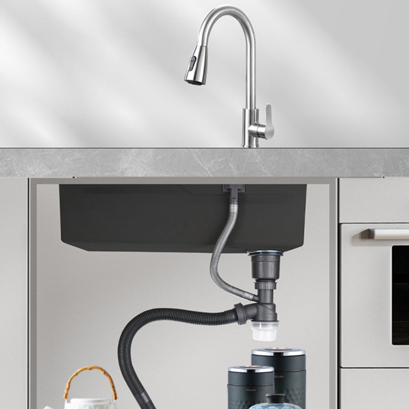Modern Kitchen Sink Stainless Steel with Accessories and Faucet Top-Mount Workstation Sink Clearhalo 'Home Improvement' 'home_improvement' 'home_improvement_kitchen_sinks' 'Kitchen Remodel & Kitchen Fixtures' 'Kitchen Sinks & Faucet Components' 'Kitchen Sinks' 'kitchen_sinks' 6327804