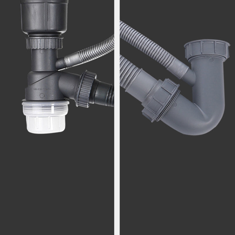 Modern Kitchen Sink Stainless Steel with Accessories and Faucet Top-Mount Workstation Sink Clearhalo 'Home Improvement' 'home_improvement' 'home_improvement_kitchen_sinks' 'Kitchen Remodel & Kitchen Fixtures' 'Kitchen Sinks & Faucet Components' 'Kitchen Sinks' 'kitchen_sinks' 6327805