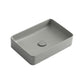 Modern Bathroom Sink Porcelain Rectangular with Pop-Up Drain Vessel Lavatory Sink 21"L x 15"W x 5"H Clearhalo 'Bathroom Remodel & Bathroom Fixtures' 'Bathroom Sinks & Faucet Components' 'Bathroom Sinks' 'bathroom_sink' 'Home Improvement' 'home_improvement' 'home_improvement_bathroom_sink' 6327990