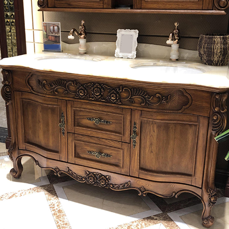 Traditional Bathroom Vanity Solid Wood Mirror Included Bathroom Vanity Cabinet Clearhalo 'Bathroom Remodel & Bathroom Fixtures' 'Bathroom Vanities' 'bathroom_vanities' 'Home Improvement' 'home_improvement' 'home_improvement_bathroom_vanities' 6328115