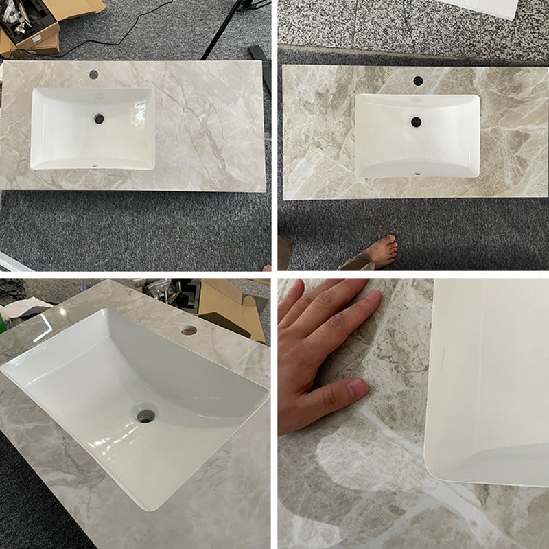 Contemporary Square Sink Cabinet Mirror Cabinet Bathroom Wall Mount Vanity Cabinet Clearhalo 'Bathroom Remodel & Bathroom Fixtures' 'Bathroom Vanities' 'bathroom_vanities' 'Home Improvement' 'home_improvement' 'home_improvement_bathroom_vanities' 6328184