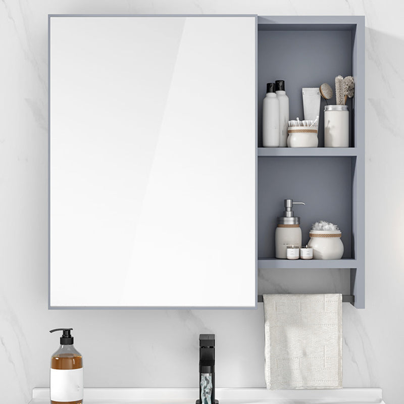 Modern Wall Mount Sink Vanity Metal Bathroom Vanity Cabinet with Mirror Cabinet Clearhalo 'Bathroom Remodel & Bathroom Fixtures' 'Bathroom Vanities' 'bathroom_vanities' 'Home Improvement' 'home_improvement' 'home_improvement_bathroom_vanities' 6328220