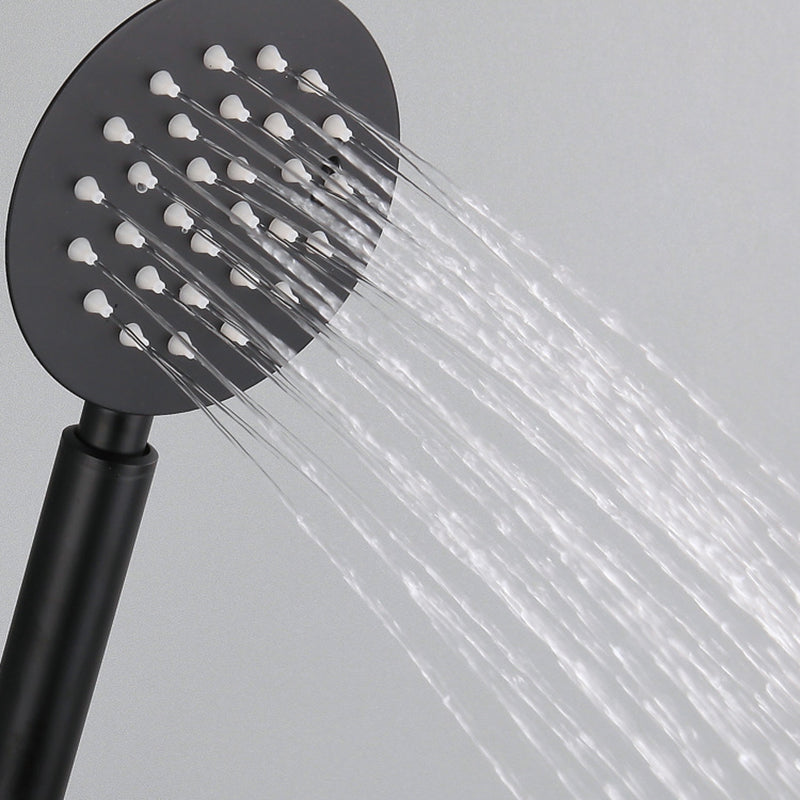 Modern Oval Swivel Shower Stainless Steel Shower Head Shower Faucet on Wall Clearhalo 'Bathroom Remodel & Bathroom Fixtures' 'Home Improvement' 'home_improvement' 'home_improvement_shower_faucets' 'Shower Faucets & Systems' 'shower_faucets' 'Showers & Bathtubs Plumbing' 'Showers & Bathtubs' 6328339