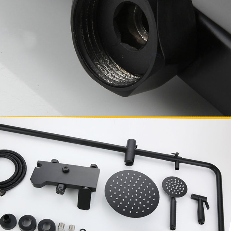 Modern Oval Swivel Shower Stainless Steel Shower Head Shower Faucet on Wall Clearhalo 'Bathroom Remodel & Bathroom Fixtures' 'Home Improvement' 'home_improvement' 'home_improvement_shower_faucets' 'Shower Faucets & Systems' 'shower_faucets' 'Showers & Bathtubs Plumbing' 'Showers & Bathtubs' 6328347