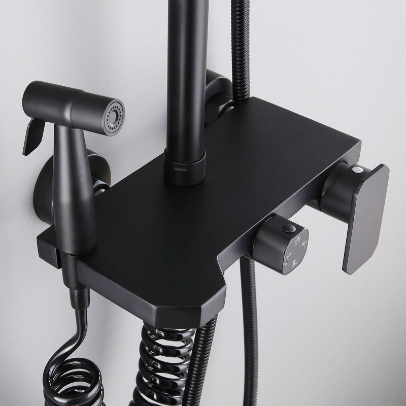 Modern Oval Swivel Shower Stainless Steel Shower Head Shower Faucet on Wall Clearhalo 'Bathroom Remodel & Bathroom Fixtures' 'Home Improvement' 'home_improvement' 'home_improvement_shower_faucets' 'Shower Faucets & Systems' 'shower_faucets' 'Showers & Bathtubs Plumbing' 'Showers & Bathtubs' 6328348