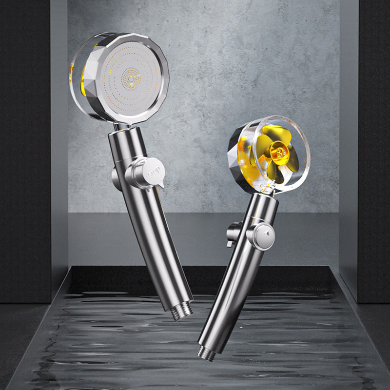 Modern Style Handheld Shower Head Plastic Shower Head with Adjustable Water Flow Clearhalo 'Bathroom Remodel & Bathroom Fixtures' 'Home Improvement' 'home_improvement' 'home_improvement_shower_heads' 'Shower Heads' 'shower_heads' 'Showers & Bathtubs Plumbing' 'Showers & Bathtubs' 6328518