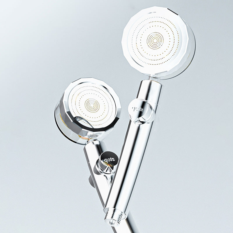 Modern Style Handheld Shower Head Plastic Shower Head with Adjustable Water Flow Clearhalo 'Bathroom Remodel & Bathroom Fixtures' 'Home Improvement' 'home_improvement' 'home_improvement_shower_heads' 'Shower Heads' 'shower_heads' 'Showers & Bathtubs Plumbing' 'Showers & Bathtubs' 6328519