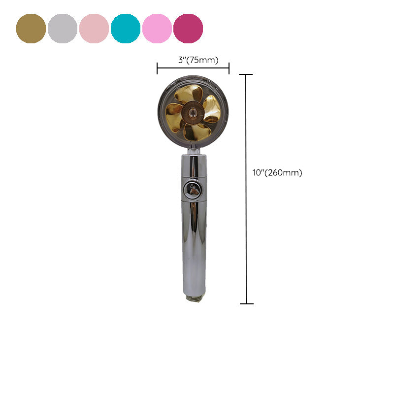 Modern Style Handheld Shower Head Plastic Shower Head with Adjustable Water Flow Clearhalo 'Bathroom Remodel & Bathroom Fixtures' 'Home Improvement' 'home_improvement' 'home_improvement_shower_heads' 'Shower Heads' 'shower_heads' 'Showers & Bathtubs Plumbing' 'Showers & Bathtubs' 6328525