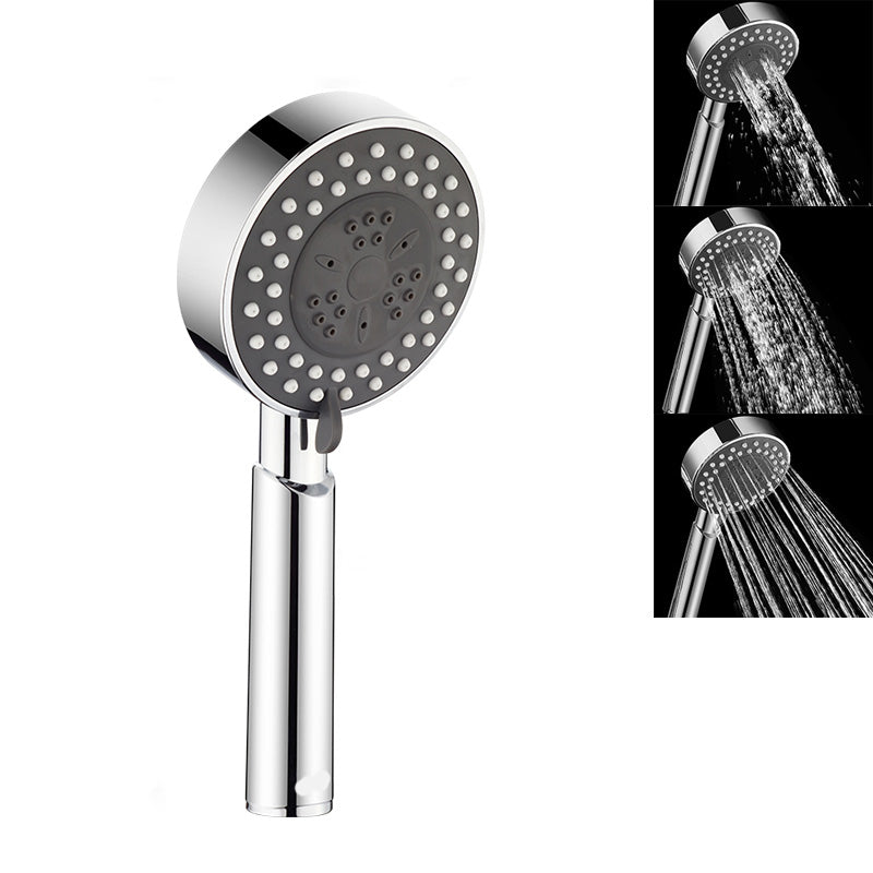 Contemporary Shower Head Combo Metal Round Handheld Shower Head Tab Pulling Control Clearhalo 'Bathroom Remodel & Bathroom Fixtures' 'Home Improvement' 'home_improvement' 'home_improvement_shower_heads' 'Shower Heads' 'shower_heads' 'Showers & Bathtubs Plumbing' 'Showers & Bathtubs' 6328527