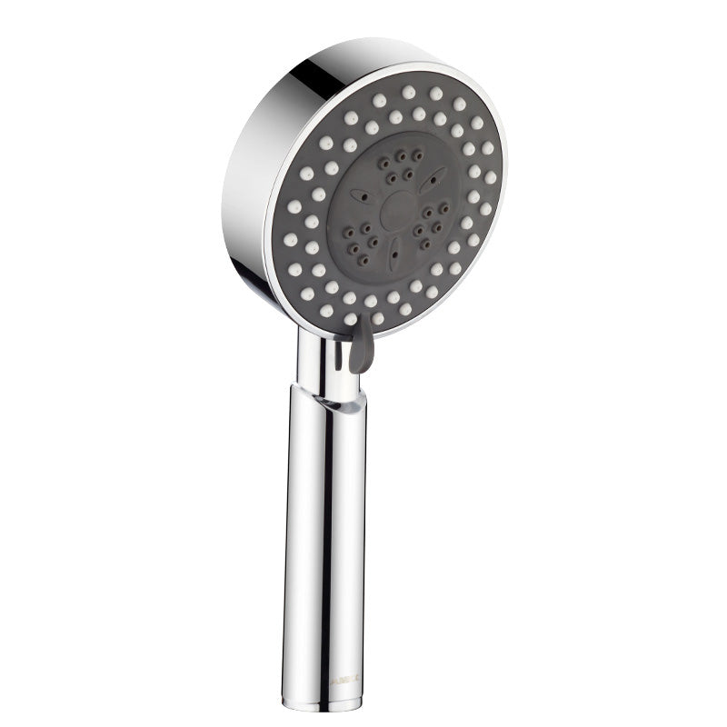Contemporary Shower Head Combo Metal Round Handheld Shower Head Clearhalo 'Bathroom Remodel & Bathroom Fixtures' 'Home Improvement' 'home_improvement' 'home_improvement_shower_heads' 'Shower Heads' 'shower_heads' 'Showers & Bathtubs Plumbing' 'Showers & Bathtubs' 6328529