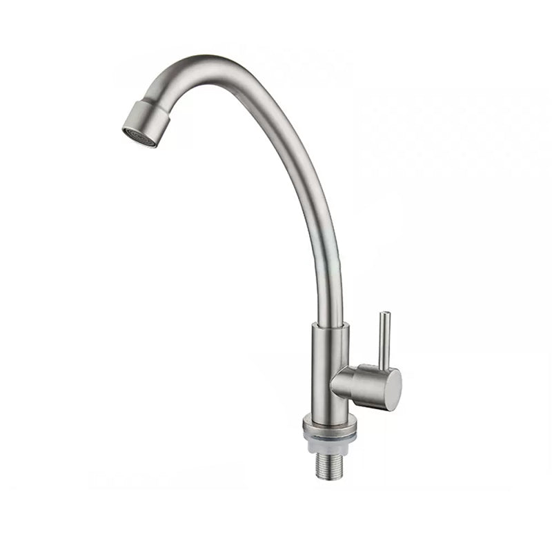 Modern Pot Filler 304 Stainless Steel 1-Handle High Arch Kitchen Faucet Low Profile Clearhalo 'Home Improvement' 'home_improvement' 'home_improvement_kitchen_faucets' 'Kitchen Faucets' 'Kitchen Remodel & Kitchen Fixtures' 'Kitchen Sinks & Faucet Components' 'kitchen_faucets' 6328794