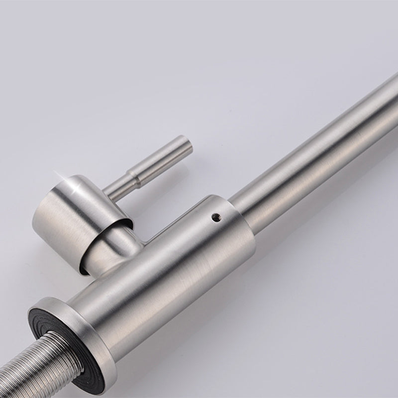 Modern Pot Filler 304 Stainless Steel 1-Handle High Arch Kitchen Faucet Clearhalo 'Home Improvement' 'home_improvement' 'home_improvement_kitchen_faucets' 'Kitchen Faucets' 'Kitchen Remodel & Kitchen Fixtures' 'Kitchen Sinks & Faucet Components' 'kitchen_faucets' 6328799