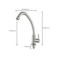 Modern Pot Filler 304 Stainless Steel 1-Handle High Arch Kitchen Faucet Clearhalo 'Home Improvement' 'home_improvement' 'home_improvement_kitchen_faucets' 'Kitchen Faucets' 'Kitchen Remodel & Kitchen Fixtures' 'Kitchen Sinks & Faucet Components' 'kitchen_faucets' 6328809