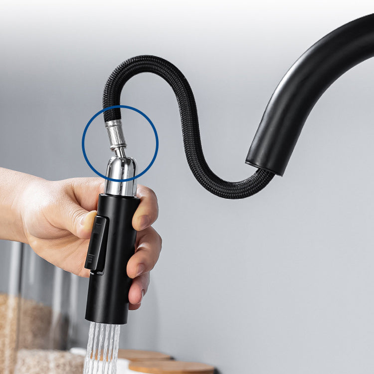 Modern Bar Faucet Brass Pulldown Sprayer Swivel Spout Kitchen Sink Faucet Clearhalo 'Home Improvement' 'home_improvement' 'home_improvement_kitchen_faucets' 'Kitchen Faucets' 'Kitchen Remodel & Kitchen Fixtures' 'Kitchen Sinks & Faucet Components' 'kitchen_faucets' 6333280
