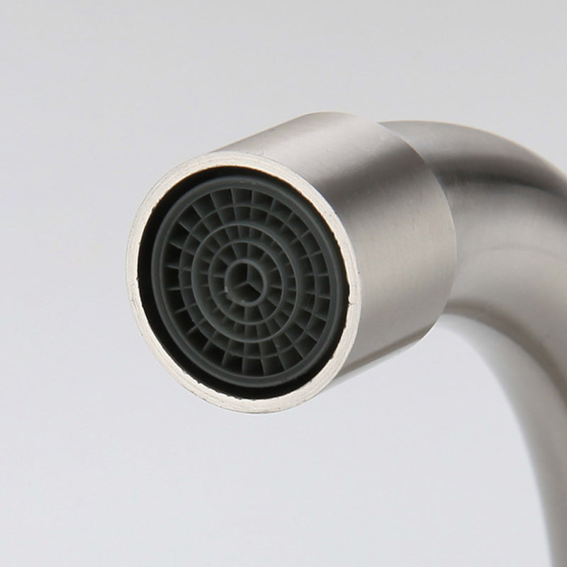 Contemporary 2-Function Kitchen Faucet 1-Handle Faucet with Stainless Steel Clearhalo 'Home Improvement' 'home_improvement' 'home_improvement_kitchen_faucets' 'Kitchen Faucets' 'Kitchen Remodel & Kitchen Fixtures' 'Kitchen Sinks & Faucet Components' 'kitchen_faucets' 6333318