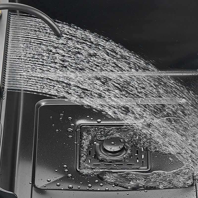 Classic Style Kitchen Sink Corrosion Resistant Kitchen Sink with Drain Assembly Clearhalo 'Home Improvement' 'home_improvement' 'home_improvement_kitchen_sinks' 'Kitchen Remodel & Kitchen Fixtures' 'Kitchen Sinks & Faucet Components' 'Kitchen Sinks' 'kitchen_sinks' 6333486