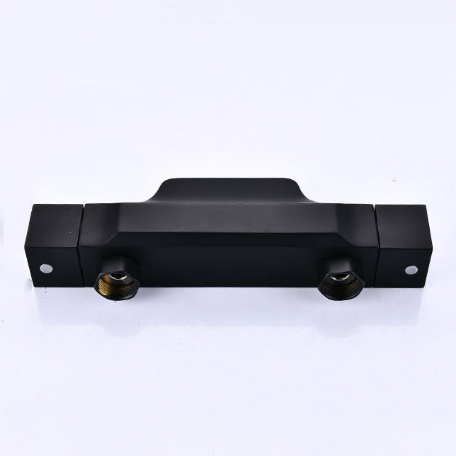 Wall Mount Tub Faucet One Handle Waterfall Tub Spout Trim with Knob Clearhalo 'Bathroom Remodel & Bathroom Fixtures' 'Bathtub Faucets' 'bathtub_faucets' 'Home Improvement' 'home_improvement' 'home_improvement_bathtub_faucets' 6333869