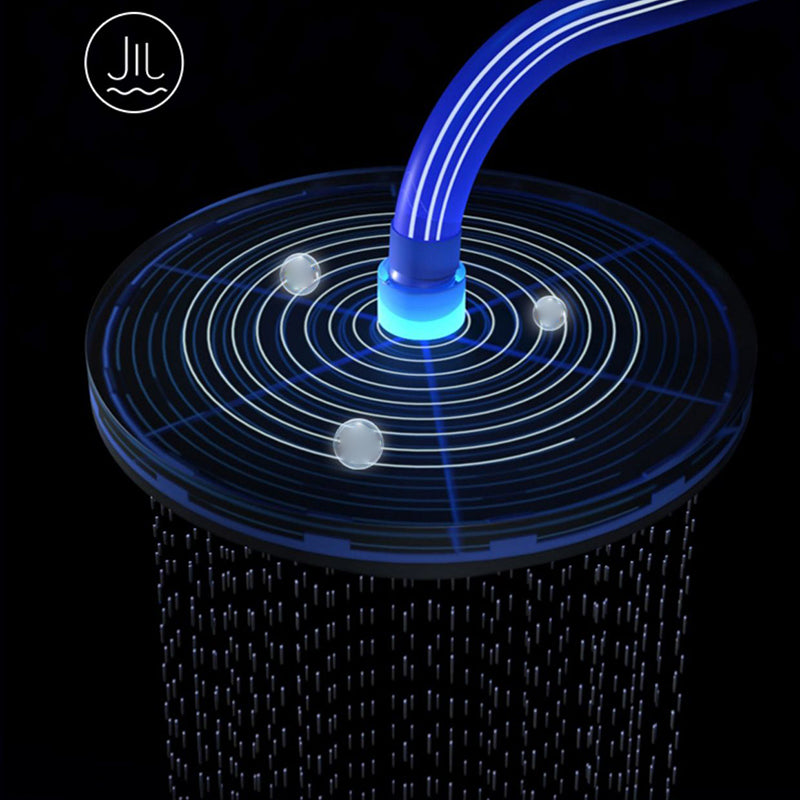 Modern Shower System Wall Mounted Spot Resist Round Shower System with Hand Shower Clearhalo 'Bathroom Remodel & Bathroom Fixtures' 'Home Improvement' 'home_improvement' 'home_improvement_shower_faucets' 'Shower Faucets & Systems' 'shower_faucets' 'Showers & Bathtubs Plumbing' 'Showers & Bathtubs' 6333929