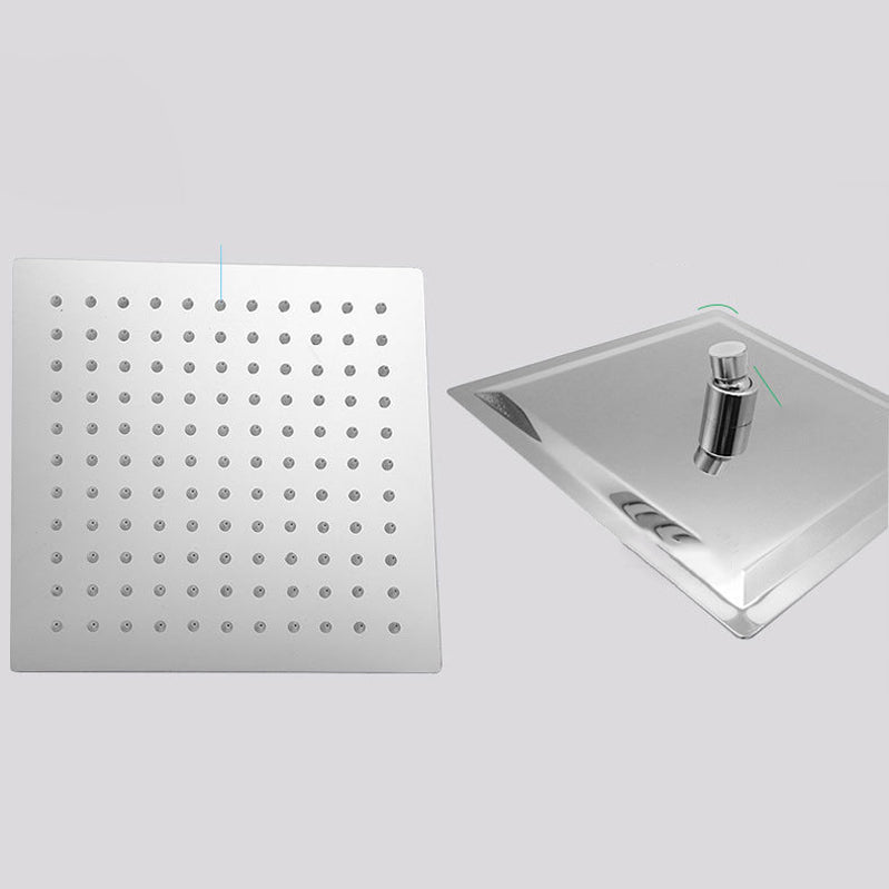 Modern Style Shower System Ceiling Mounted Spot Resist Handle Lever Shower System Clearhalo 'Bathroom Remodel & Bathroom Fixtures' 'Home Improvement' 'home_improvement' 'home_improvement_shower_faucets' 'Shower Faucets & Systems' 'shower_faucets' 'Showers & Bathtubs Plumbing' 'Showers & Bathtubs' 6334054