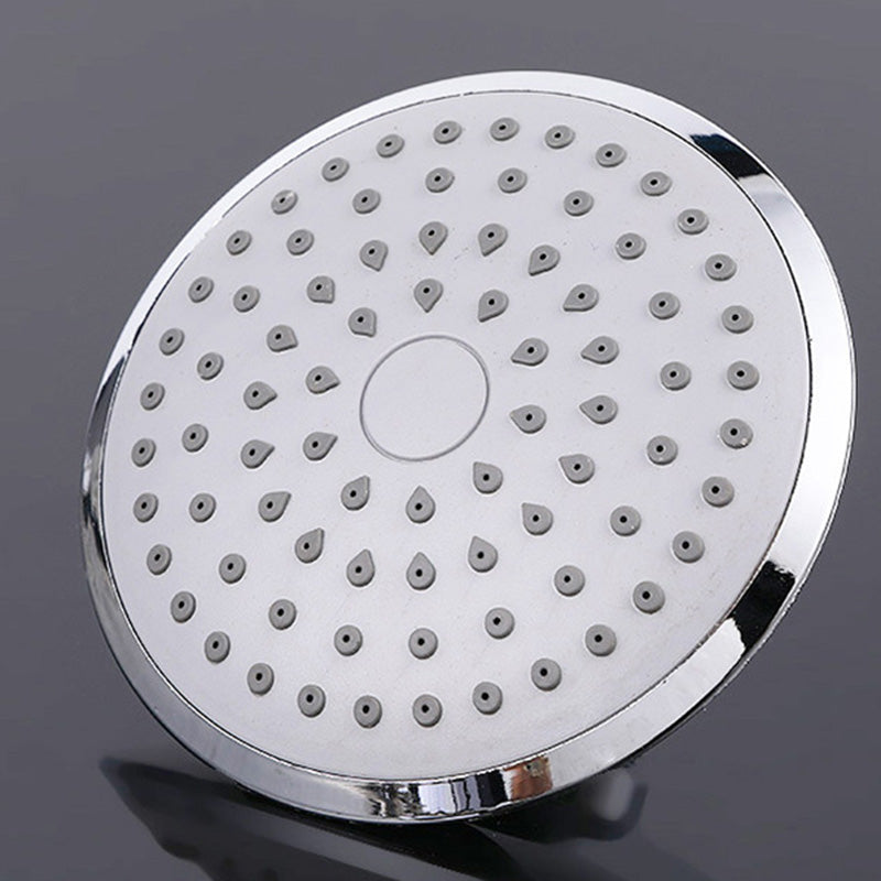 Round Shape Shower Head Modern Swivel Wall Mounted Fixed Shower Head Clearhalo 'Bathroom Remodel & Bathroom Fixtures' 'Home Improvement' 'home_improvement' 'home_improvement_shower_heads' 'Shower Heads' 'shower_heads' 'Showers & Bathtubs Plumbing' 'Showers & Bathtubs' 6334074