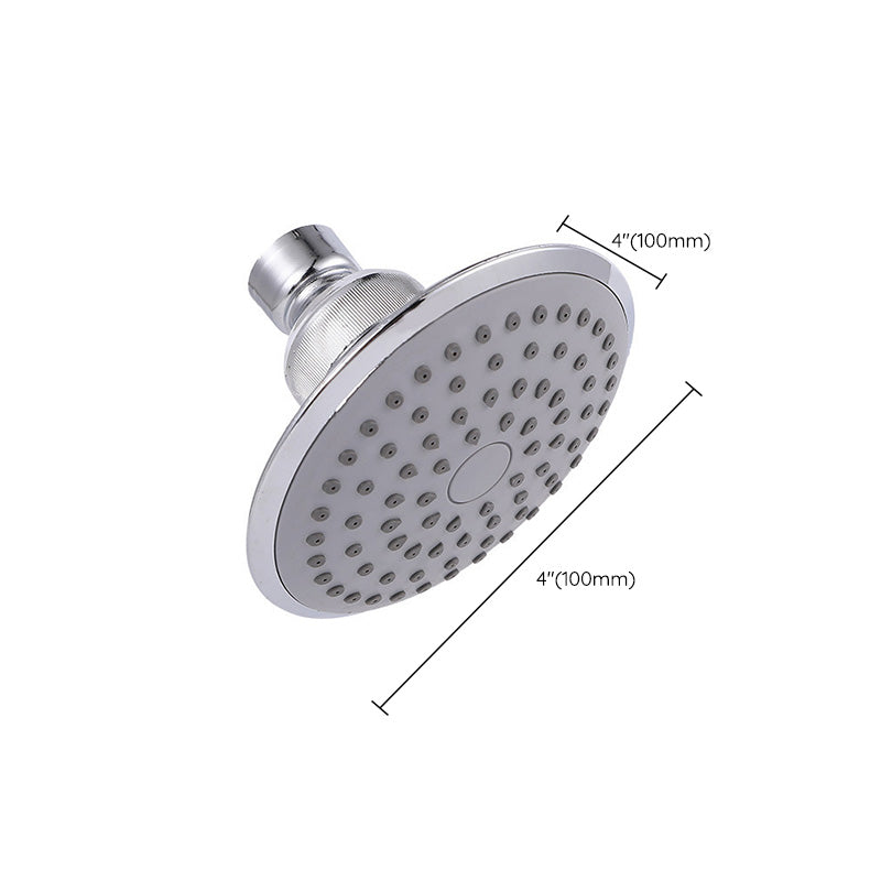 Round Shape Shower Head Modern Swivel Wall Mounted Fixed Shower Head Clearhalo 'Bathroom Remodel & Bathroom Fixtures' 'Home Improvement' 'home_improvement' 'home_improvement_shower_heads' 'Shower Heads' 'shower_heads' 'Showers & Bathtubs Plumbing' 'Showers & Bathtubs' 6334075