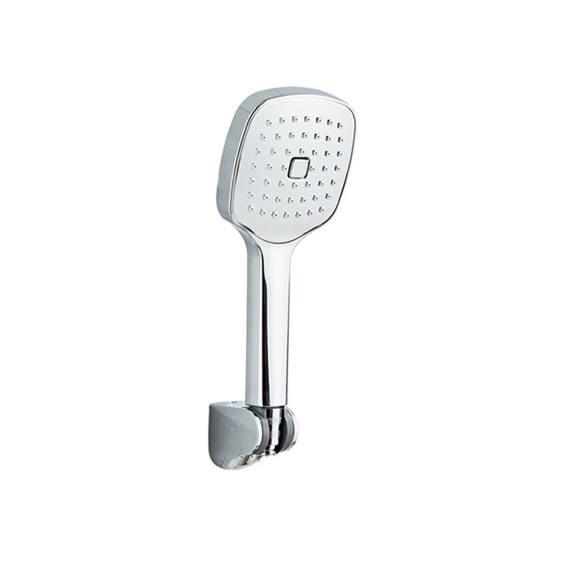 Square Hand Shower Head Modern Wall Mounted Handheld Shower Head Shower Head with Wall Pedestal Clearhalo 'Bathroom Remodel & Bathroom Fixtures' 'Home Improvement' 'home_improvement' 'home_improvement_shower_heads' 'Shower Heads' 'shower_heads' 'Showers & Bathtubs Plumbing' 'Showers & Bathtubs' 6334078