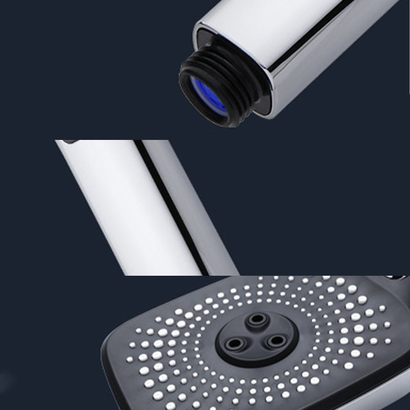 Wall Mounted Handheld Shower Head Modern Metal Hand Shower Head Clearhalo 'Bathroom Remodel & Bathroom Fixtures' 'Home Improvement' 'home_improvement' 'home_improvement_shower_heads' 'Shower Heads' 'shower_heads' 'Showers & Bathtubs Plumbing' 'Showers & Bathtubs' 6334104