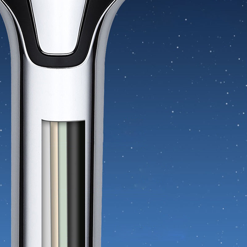 Wall Mounted Handheld Shower Head Modern Metal Hand Shower Head Clearhalo 'Bathroom Remodel & Bathroom Fixtures' 'Home Improvement' 'home_improvement' 'home_improvement_shower_heads' 'Shower Heads' 'shower_heads' 'Showers & Bathtubs Plumbing' 'Showers & Bathtubs' 6334108