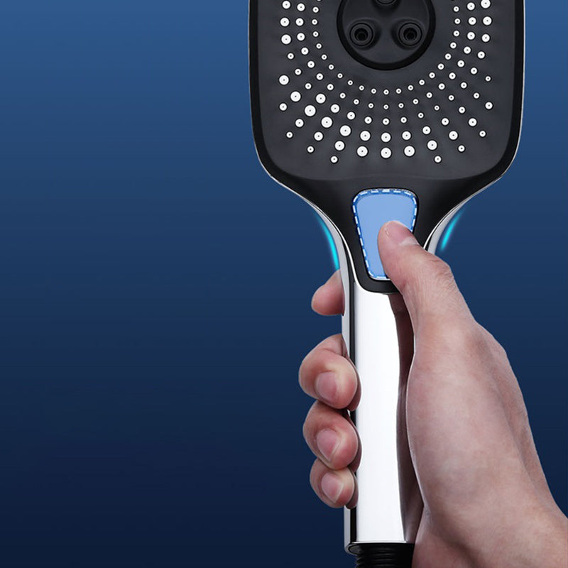 Wall Mounted Handheld Shower Head Modern Metal Hand Shower Head Clearhalo 'Bathroom Remodel & Bathroom Fixtures' 'Home Improvement' 'home_improvement' 'home_improvement_shower_heads' 'Shower Heads' 'shower_heads' 'Showers & Bathtubs Plumbing' 'Showers & Bathtubs' 6334109