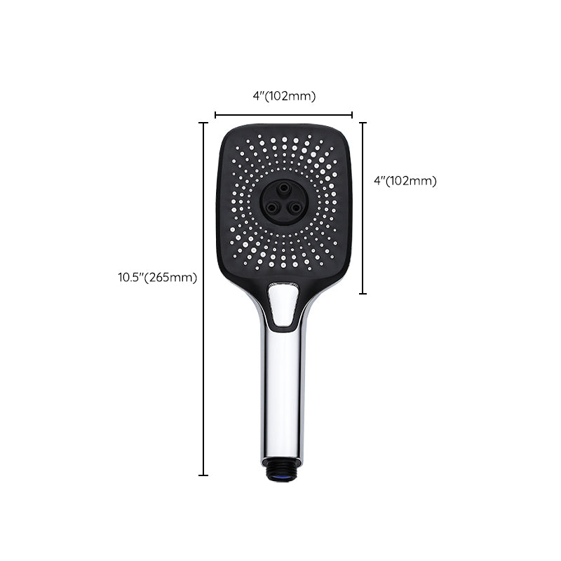 Wall Mounted Handheld Shower Head Modern Metal Hand Shower Head Clearhalo 'Bathroom Remodel & Bathroom Fixtures' 'Home Improvement' 'home_improvement' 'home_improvement_shower_heads' 'Shower Heads' 'shower_heads' 'Showers & Bathtubs Plumbing' 'Showers & Bathtubs' 6334111