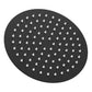 Square and Round Stainless Steel Fixed Shower Head Ceiling Mounted Shower Head in Black Clearhalo 'Bathroom Remodel & Bathroom Fixtures' 'Home Improvement' 'home_improvement' 'home_improvement_shower_heads' 'Shower Heads' 'shower_heads' 'Showers & Bathtubs Plumbing' 'Showers & Bathtubs' 6334124